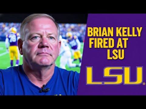 Brian Kelly OUT at LSU.  Tigers football program moving on!