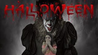 Pennywise lured into the woods on Halloween.