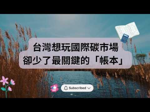台灣想玩國際碳市場，卻少了最關鍵的「帳本」