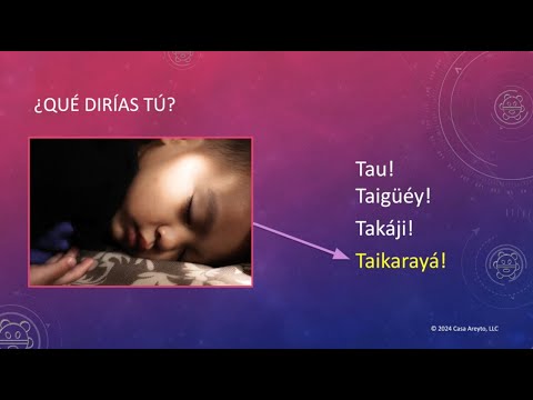 Let's Talk Taíno en español 88 - Saludos que especifican el tiempo ☀️⏰🌙