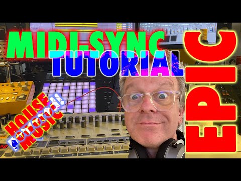 The whole studio synced to a vinyl groove!