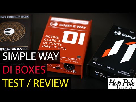 Simple Way DI Boxes - Very fancy Latvian designs! Demo/Review