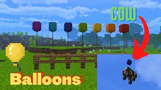 How to make balloon in Minecraft | helium balloon | Minecraft | DUDE BOY #game #balloon #minecraft