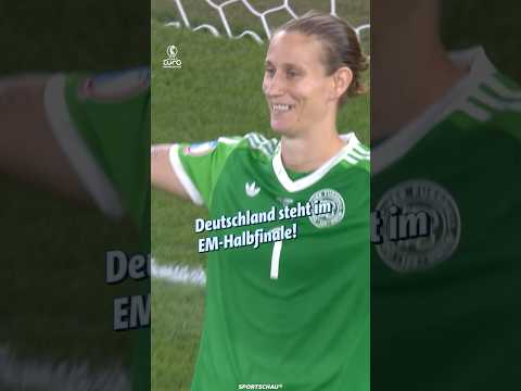 Spektakuläres Elfmeterschießen bringt Deutschland ins Halbfinale! | Sportschau #SportschauWEURO