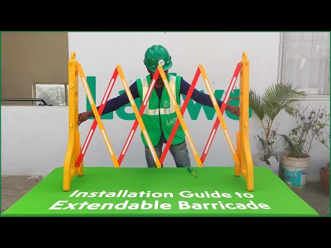 Installation and use of Ladwa Expandable Barricades for Safety in Hospitals, Roads and Malls