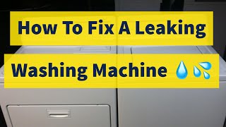 How To Fix A Leaking Washing Machine Kenmore 80 Series DIY