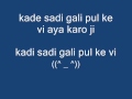 SADI GALI LYRICS TANU WEDS MANU HD HQ LYRICS ON SCREEN