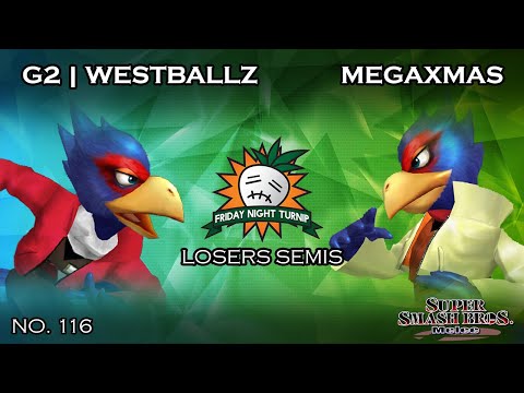 FNT #116 - G2 | Westballz (Falco) VS MegaXmas (Falco) - SSBM - Loser Semis