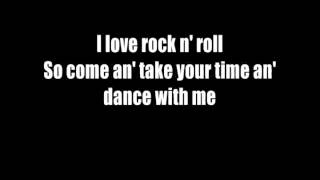 Joan Jett & The Blackhearts- I Love Rock N' Roll LYRICS