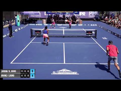 Three highlights from the Loong/Irvine vs. Johns/Jardim at the PPA Rocky Mountain Championships.