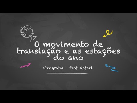 O movimento de translação e as estações do ano