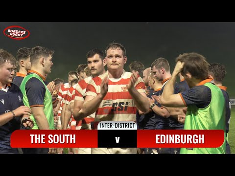 BRTV HIGHLIGHTS - THE SOUTH v EDINBURGH - INTER-DISTRICT CHAMPIONSHIP AT HAWICK - 7.11.25