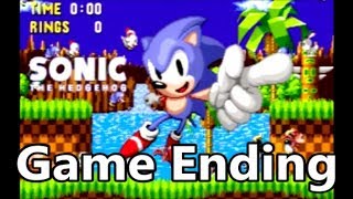 Sonic The Hedgehog 1 Final Boss & Standard Ending Sega Genesis - The No Swear Gamer