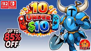 eSHOP SALE ALERT! TOP 10 UNDER $10 Nintendo Switch & Switch 2 (Up to 80% OFF) Budget Game Deals 2026
