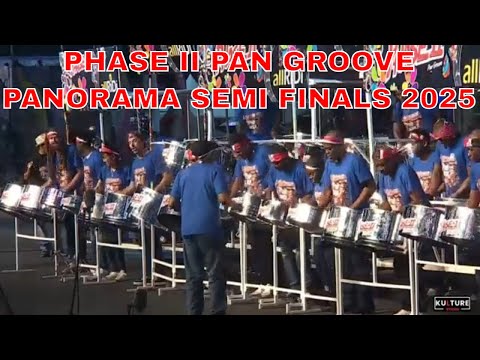Phase II Pan Groove Steel Orchestra Panorama Semi Finals 2025 Large Band Trinidad Carnival 2025