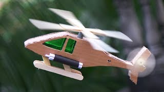 How To Make a Helicopter using Cardboard
