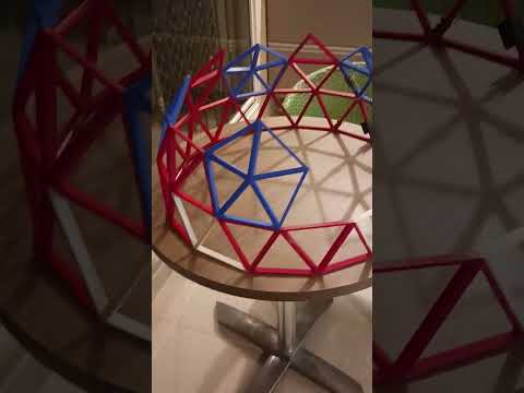Geodesic dome 3D printed - scale model Part1 #Goodkarma #3dprinting #geodesicdome