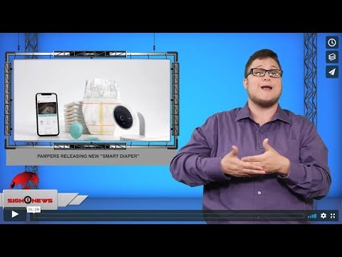 Pampers releasing new "smart diaper" (ASL - 7.20.19)