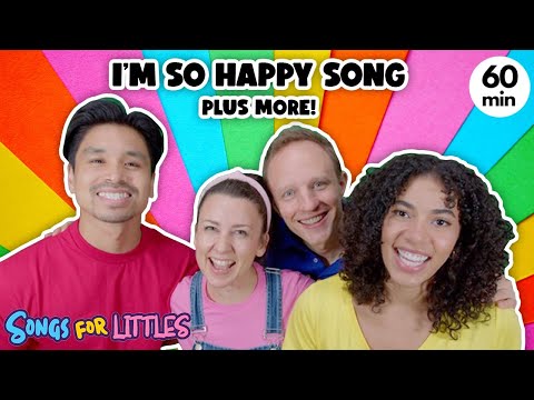 Happy Song | I’m So Happy + More Nursery Rhymes & Kids Songs | Ms Rachel | Kids Dance Songs