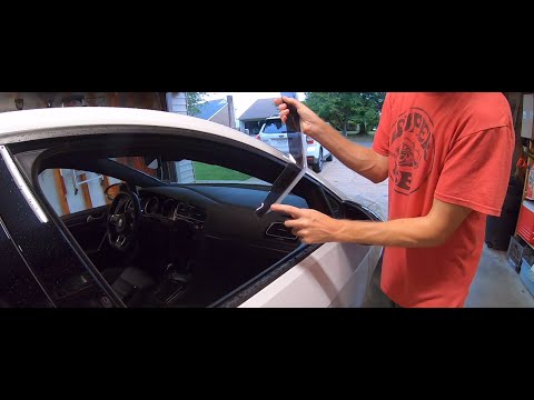 2018 VW GTI SE Ep.239: Installing Weathertech Window Deflectors