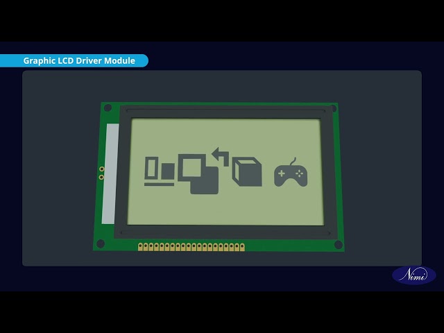 Demonstrate LCD Display Module and its Decoder/driver ICs 