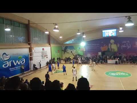 مبارة كرة السلة بين مخيم قلنديا و السرية بفوز مخيم قلنديا 81.80