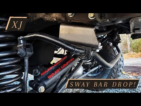 Sway Bar Drop On Jeep Cherokee! Rough Country