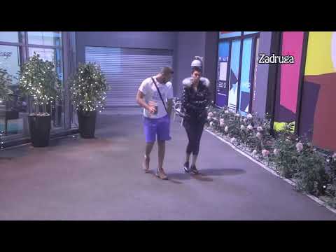 Mina šeta sa Mensurom, pa priča sama kao i druge Ribe, Miki i Janjuš 26/05/2020 || Zadruga Show