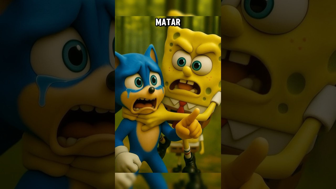 Sonic is accused of theft #drawings #ai #animation #toons