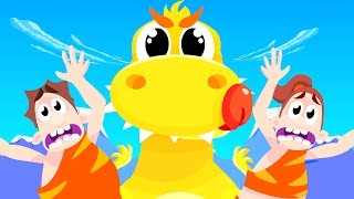 Baby T-Rex and the Dinosaur Dance | Dinosaur Songs | by Little Angel