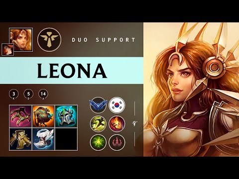 Leona Support vs Morgana - KR Diamond Patch 25.24