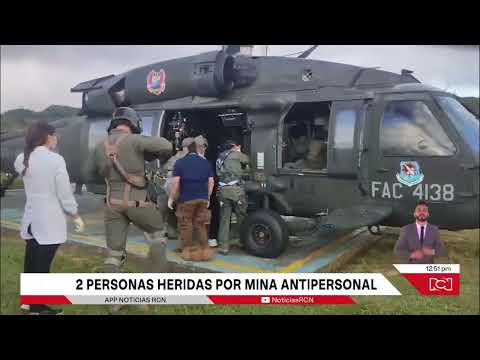 Dos campesinos resultaron heridos con minas antipersonal en Anorí, Antioquia
