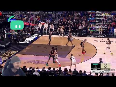 FlightReacts To GRIZZLIES at WARRIORS | FULL GAME HIGHLIGHTS | February 9, 2026!
