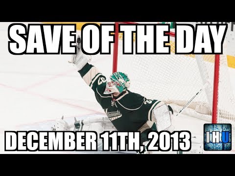 Josh Harding save vs Anaheim Ducks | NHL SAVE OF THE DAY (December 11th, 2013)