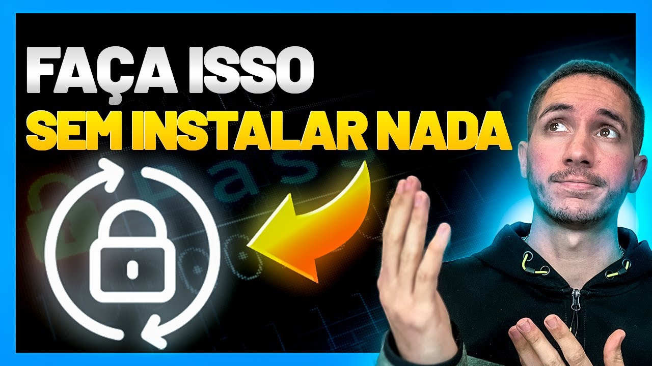 Remover/Alterar Senha de Login Windows 11 ou 10 SEM INSTALAR NADA - Remoção de Senha no Windows