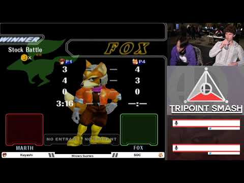 Tripoint Smash 82 - Winners Quarters - Kuyashi (Marth) vs SOC (Fox) -