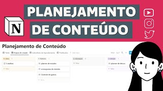 Como fazer planejamento de conteúdo no Notion | Ajuda a manter a consistência de postagem!