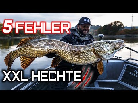 5 MISTAKES on LARGE PIKE - how to catch your METER PIKE!