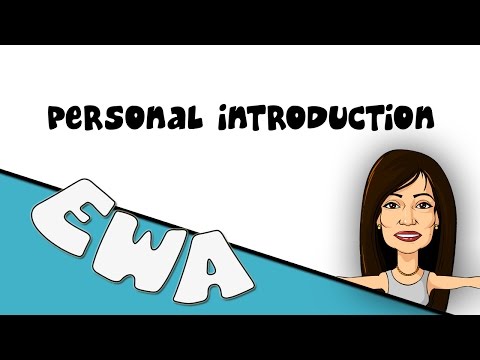 English With Alyaa - Personal Introduction