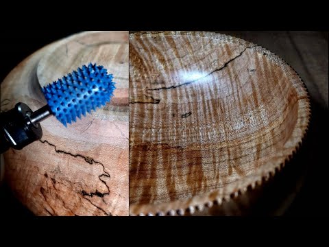 Woodturning: Stupid-Curly Curly Maple Bowl