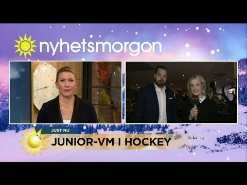 Junior-VM i hockey - Ida Björnstad rapporterar direkt från Helsingfors - Nyhetsmorgon (TV4)