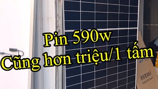 Giant 590w solar panel with new technology costs just over 1 million/1 panel