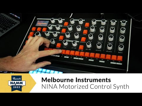 Melbourne Instruments Nina, a 12-Voice Polysynth With Motorized Knobs | NAMM 2022
