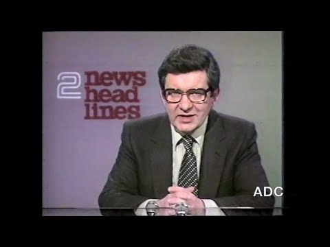 BBC2 1st & announcer Mike Gamble 17th January 1981