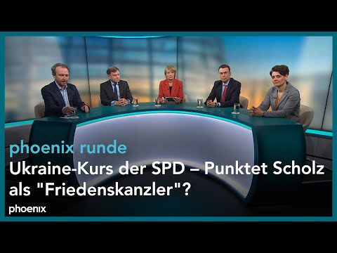phoenix runde: Ukraine-Kurs der SPD – Punktet Scholz als "Friedenskanzler"?