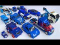 New Blue Collection Optimus Prime Police Car Rescue Vehicle Hello Carbot Ghost Chaser Robot Toy