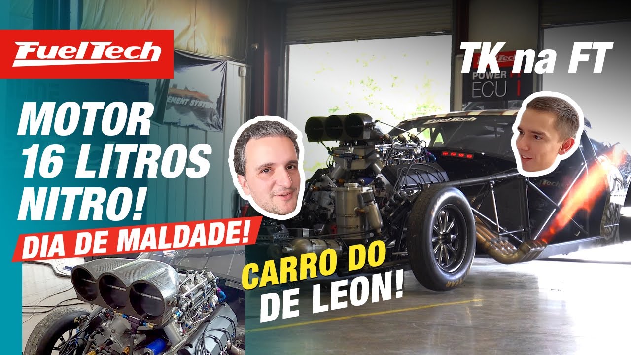 V8 de 16 litros + 7 kits de nitro 🚀 QUANTOS HPs VEIO NO CARRO DO LUIS DE LEON?