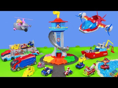Torre de vigia e outros brinquedos de da Patrulha canina