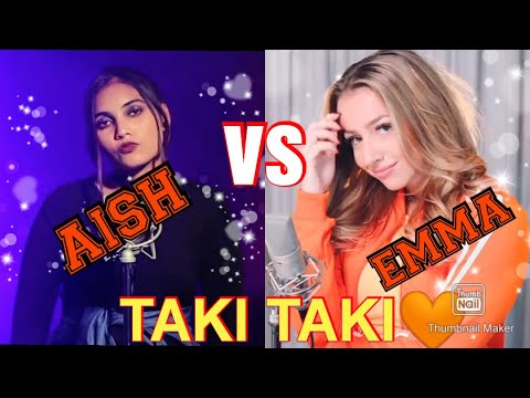 TAKI TAKI Cover by Aish vs Emma Heesters EnglishDJ Snake - Taki Taki ft. Selena Gomez