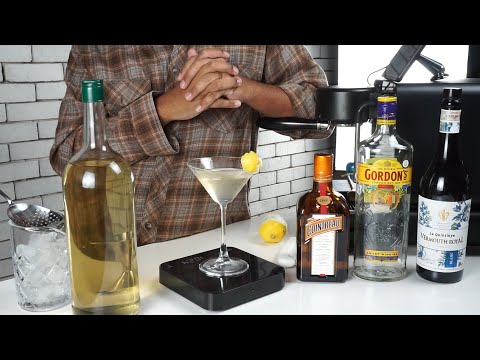 How to Make MARTINI COCKTAILS, 16 drinks at a time! - Batch It Crazy!